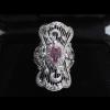 แหวน Pink Supphire  (นน.ทอง 9.2 กรัม เพชร 74P=0.85 กะรัต)  ราคา : 37,000 บาท