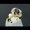 แหวน Blue Sapphire  ใบเซอร์ฯ  (นน.ทอง 4.4 กรัม เพชร 20P=0.20 กะรัต ไพลิน 1P=1.18 กะรัต)  ราคา : 22,000 บาท