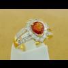 แหวนทองคำ Orange sapphire ใบเซอร์ฯ (นน.ทอง 5.5 กรัม เพชร 29P=0.66 กะรัต พลอย 1P=1.19 กะรัต) ราคา : 35,000 บาท แหวนทองคำ Orange sapphire ใบเซอร์ฯ (นน.ทอง 5.5 กรัม เพชร 29P=0.66 กะรัต พลอย 1P=1.19 กะรัต) ราคา : 35,000 บาท
