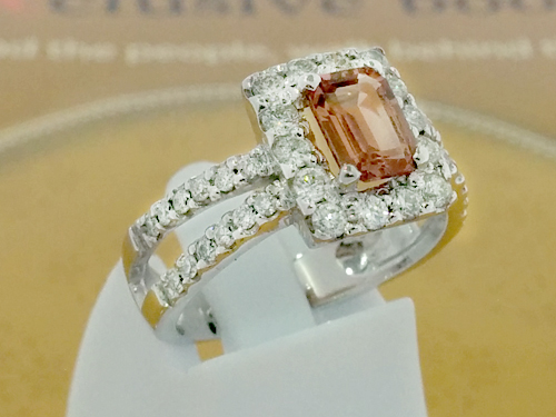 ǹͧӢ Pink Orange sapphire   (.ͧ 4.8  ྪ 38P=0.67 ѵ  1P=0.67 ѵ)  Ҥ : 32,000 ҷ