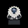 แหวนไพลินล้อมเพชร ทอง / Gold: 5.4 กรัม / g เพชร / Diamond: 30P=1.35 กะรัต / ct ไพลิน / Blue sapphire: 1P=2.01 กะรัต / ct ราคา / Price: 59,000 บาท / Bath แหวนไพลินล้อมเพชร ทอง / Gold: 5.4 กรัม / g เพชร / Diamond: 30P=1.35 กะรัต / ct ไพลิน / Blue sapphire: 1P=2.01 กะรัต / ct ราคา / Price: 59,000 บาท / Bath