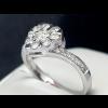 แหวนกระจุกหัวใจ ทอง / Gold: 3.7 กรัม / g เพชร / Diamond: 1P=0.20, 18P=0.41 กะรัต / ct ราคา / Price: 21,000 บาท / Bath แหวนกระจุกหัวใจ ทอง / Gold: 3.7 กรัม / g เพชร / Diamond: 1P=0.20, 18P=0.41 กะรัต / ct ราคา / Price: 21,000 บาท / Bath