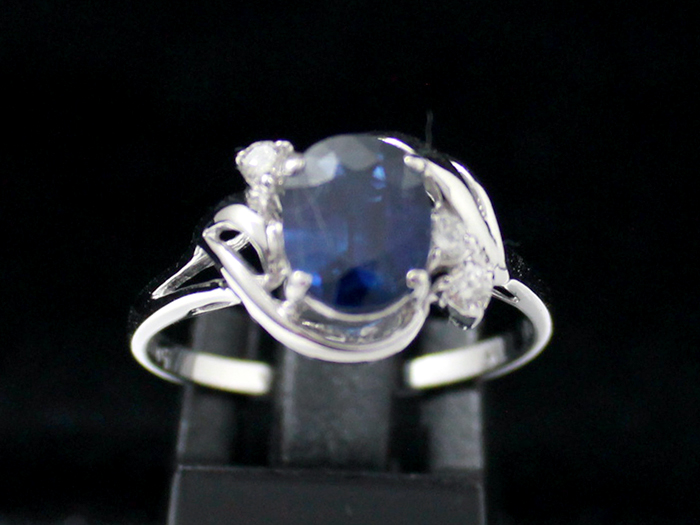ǹԹ  ͧ / Gold:   3.3    / g  ྪ / Diamond:     3P=0.10  ѵ / ct  Թ / Blue sapphire:     1P=2.00  ѵ / ct  Ҥ / Price:    9,000     ҷ / Bath