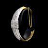 กำไลหน้ากว้าง ทอง / Gold: 28.8 กรัม / g เพชร / Diamond: 18P=2.16, 72P=2.16 กะรัต / ct ราคา / Price: 140,000 บาท / Bath กำไลหน้ากว้าง ทอง / Gold: 28.8 กรัม / g เพชร / Diamond: 18P=2.16, 72P=2.16 กะรัต / ct ราคา / Price: 140,000 บาท / Bath