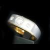 แหวน3P  ทอง / Gold:   10.7  กรัม / g  เพชร / Diamond:     1P=0.30, 2P=0.08 กะรัต / ct  ราคา / Price:    41,000     บาท / Bath