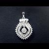จี้กระจุกล้อมเพชร ทอง / Gold: 4.8 กรัม / g เพชร / Diamond: 56P=1.12 กะรัต / ct ราคา / Price: 32,000 บาท / Bath จี้กระจุกล้อมเพชร ทอง / Gold: 4.8 กรัม / g เพชร / Diamond: 56P=1.12 กะรัต / ct ราคา / Price: 32,000 บาท / Bath