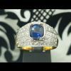 แหวนไพลินเพชรข้าง ทอง / Gold: 7.5 กรัม / g เพชร / Diamond: 46P=0.70 กะรัต / ct ไพลิน / Blue Sapphire: 1P=1.30 กะรัต / ct ราคา / Price: 37,000 บาท / Bath แหวนไพลินเพชรข้าง ทอง / Gold: 7.5 กรัม / g เพชร / Diamond: 46P=0.70 กะรัต / ct ไพลิน / Blue Sapphire: 1P=1.30 กะรัต / ct ราคา / Price: 37,000 บาท / Bath