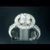 แหวนกระจุกล้อมเพชร ทอง / Gold: 3.3 กรัม / g เพชร / Diamond: 4P=0.32, 28P=0.28 กะรัต / ct ราคา / Price: 24,000 บาท / Bath แหวนกระจุกล้อมเพชร ทอง / Gold: 3.3 กรัม / g เพชร / Diamond: 4P=0.32, 28P=0.28 กะรัต / ct ราคา / Price: 24,000 บาท / Bath